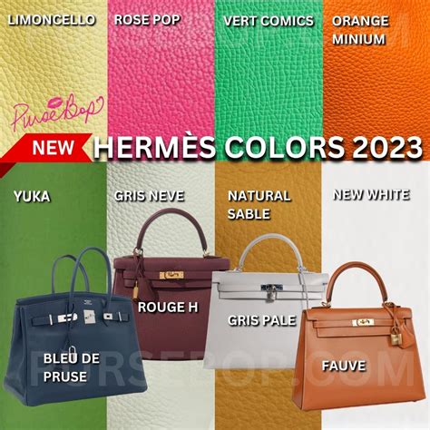 hermes leather colors 2017|Hermes luggage color chart.